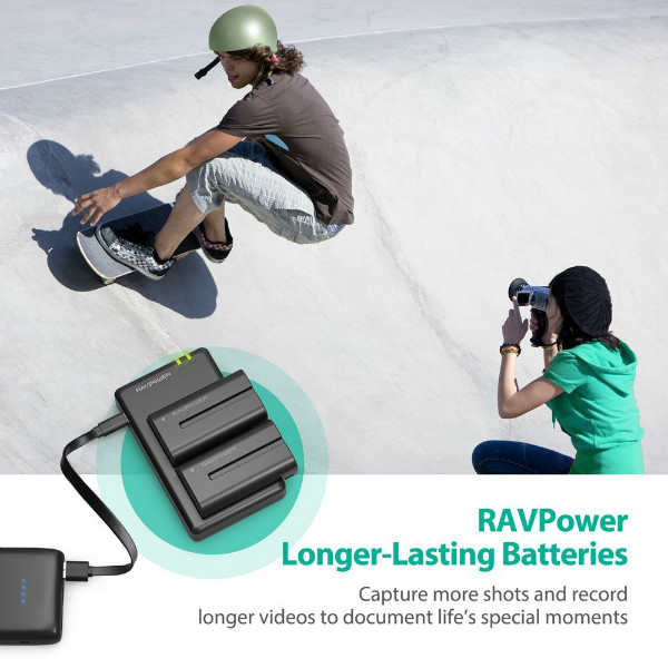 Pin máy quay Ravpower RP-BC006 cho Sony NP-F550