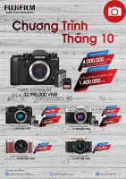 Chương trình khuyến mại tháng 10 của Fujifilm