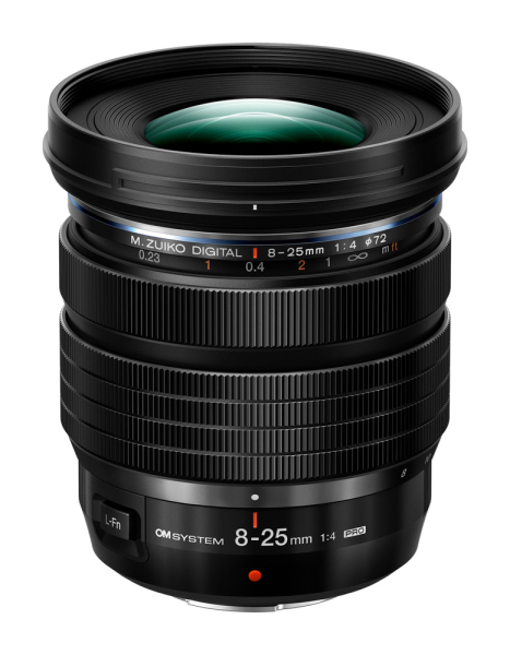 OM SYSTEM M.Zuiko Digital ED 8-25mm F4 PR