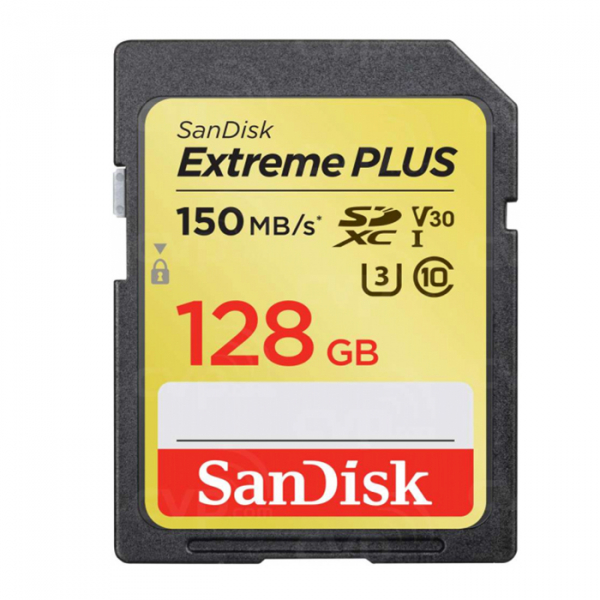Sandisk SDXC 128GB Extreme 150Mb/s 1000X - Chính hãng