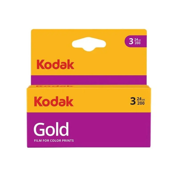 Kodak Gold GB Film 200 135 24 Exp - Pack 3 pcs
