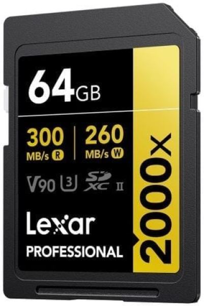 Thẻ nhớ Lexar Professional 2000x UHS-II SDXC Card V90 | Chính hãng