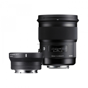 Sigma 50mm f/1.4 EX DG HSM Art and MC-11  Adapter for Sony