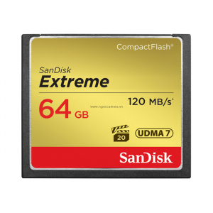 Sandisk CF Extreme 64GB 120MB/s 800X - Chính hãng