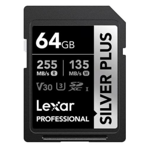 Thẻ nhớ Lexar 64GB Professional SILVER PLUS UHS-I SDXC Card V30