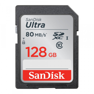 Sandisk SDXC 128GB Ultra 80Mb/s 533X - Chính hãng