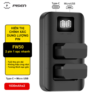 Combo PISEN 2-in-1 （Sony FW50)
