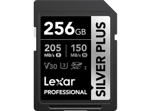Lexar Professional SILVER PLUS UHS-I SDXC Card V30 - 256GB / 205mb/s