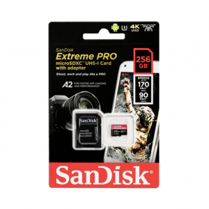 Sandisk Micro SD Extreme Pro 256GB 170/90 Mb/s - Chính hãng