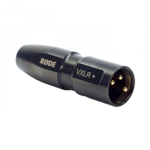 RODE VXLR+ 3.5mm TRS Female to XLR Male Adapter with Phantom Power Converter