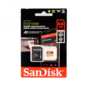Sandisk Micro SD Extreme 64GB 160/60 Mb/s - Chính hãng