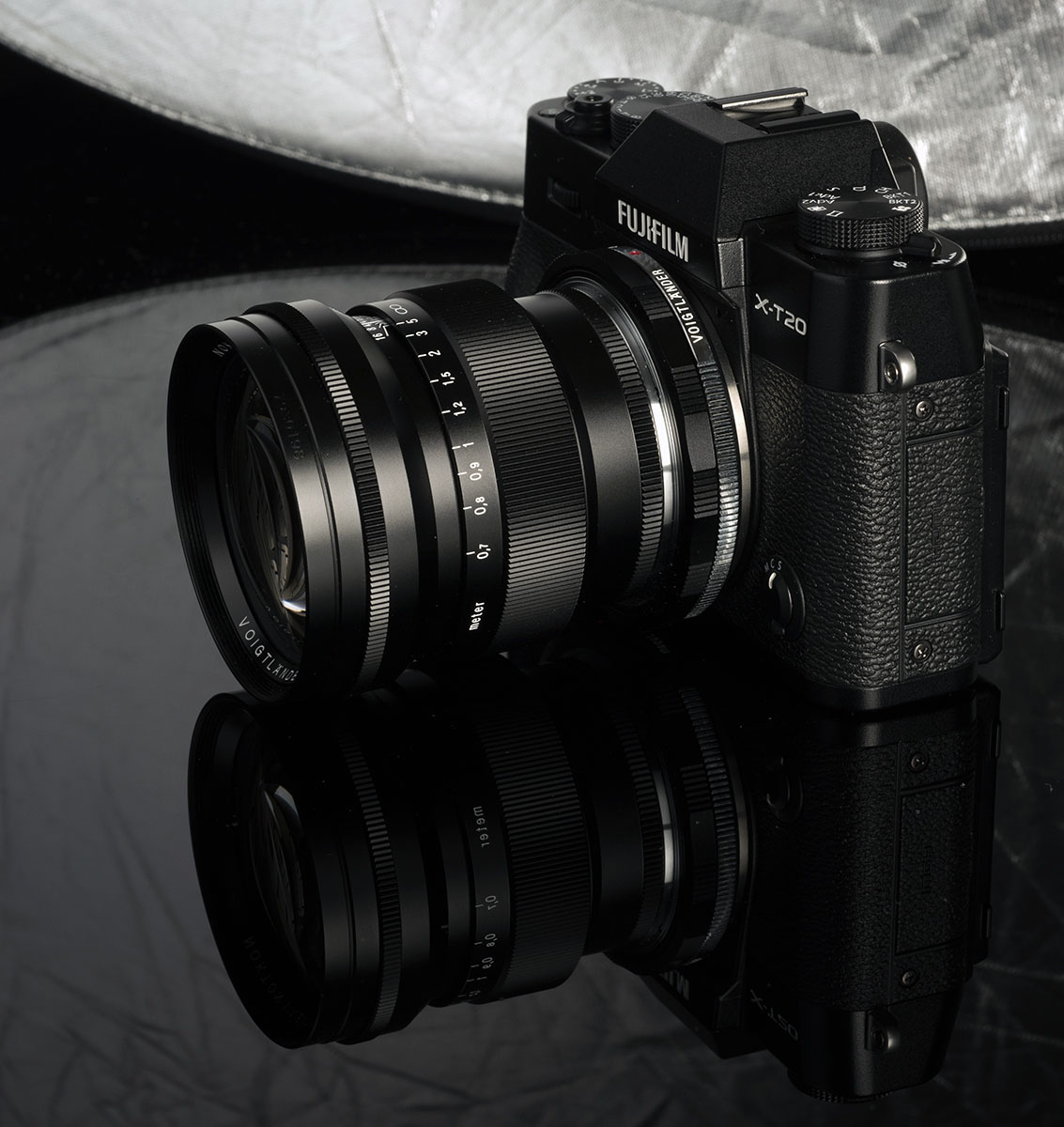Voigtlander VM-X M to Fuji FX Close Up Adapter