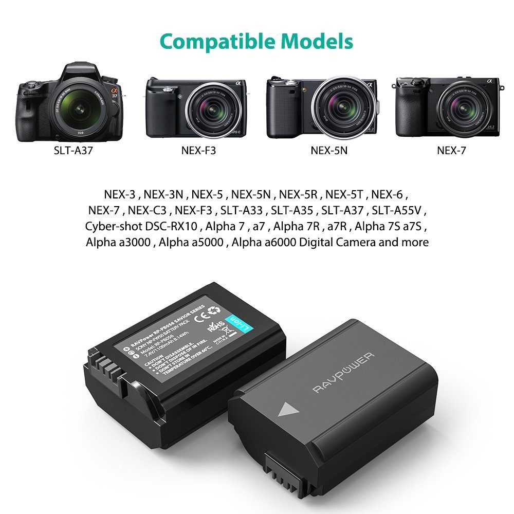 Tương thích nhiều dòng máy ảnh Sony