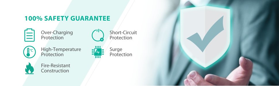 Pin máy ảnh Ravpower luôn an toàn tuyệt đối