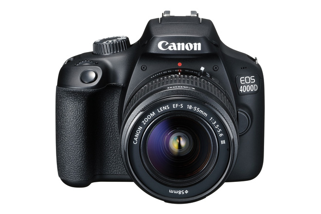 Ngoại hình như hầu hết các máy Canon entry-level khác