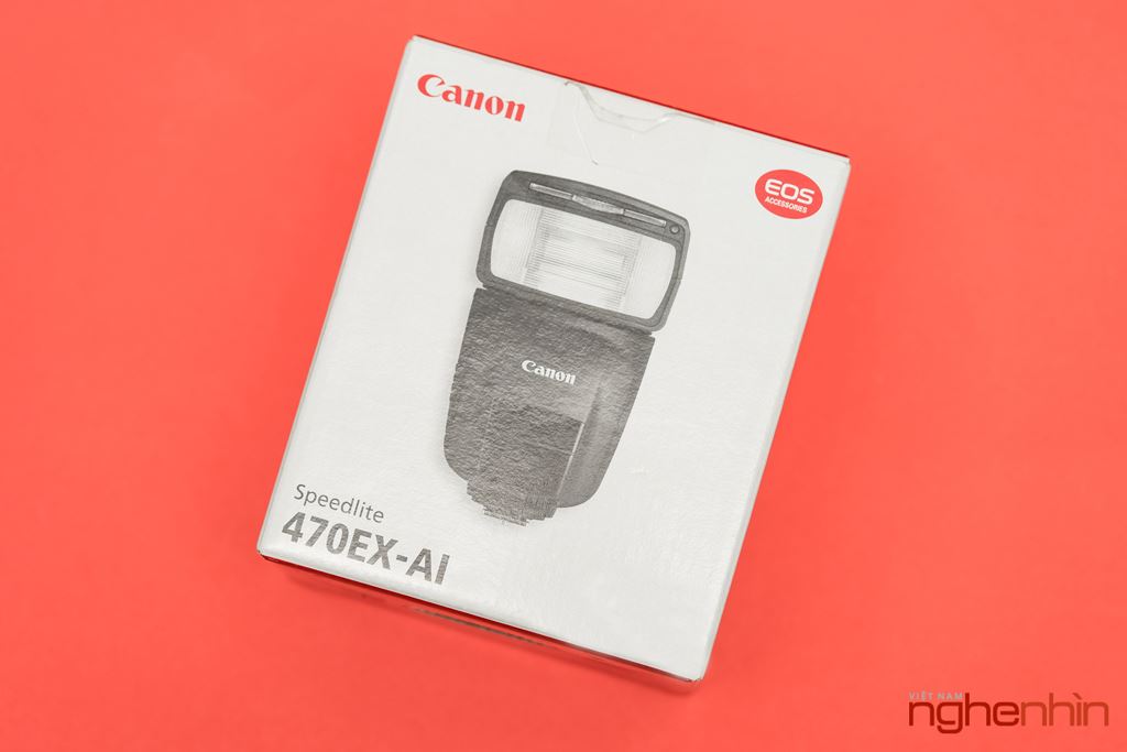 Mở hộp đèn flash thông minh Canon 470EX-AI ảnh 2